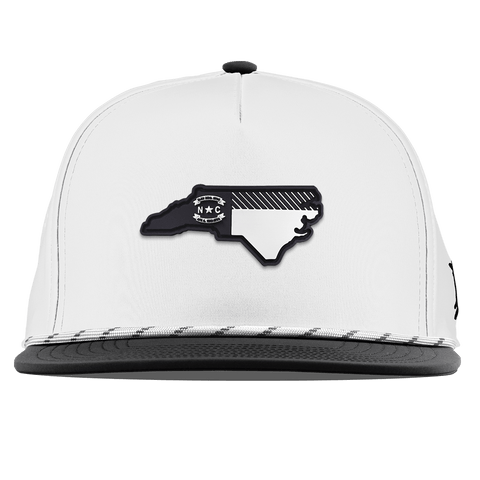 North Carolina Vintage Flat 5 Panel Rope White/Black