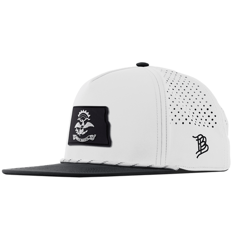 North Dakota Vintage Flat 5 Panel Rope White/Black