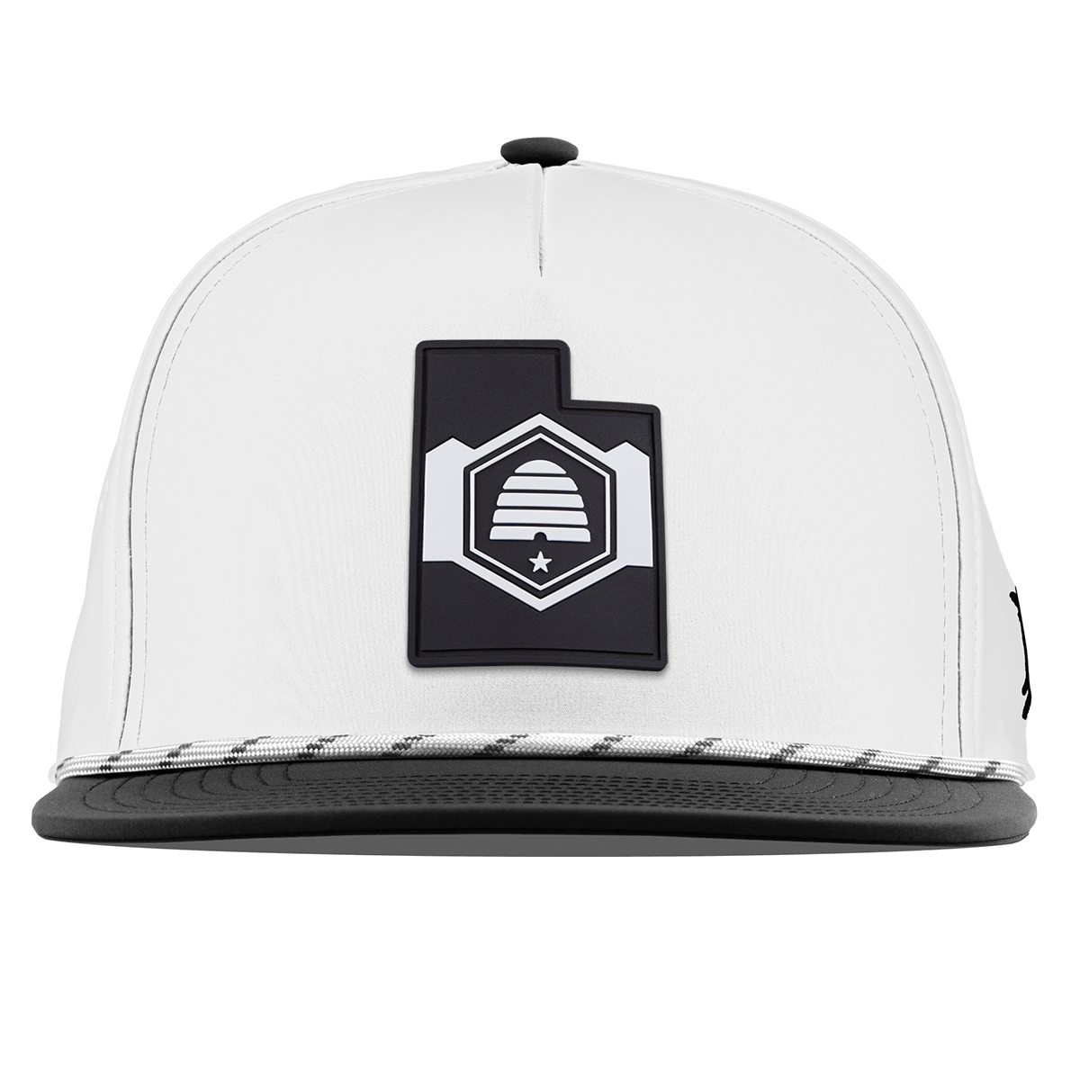 Utah Vintage Flat 5 Panel Rope White/Black