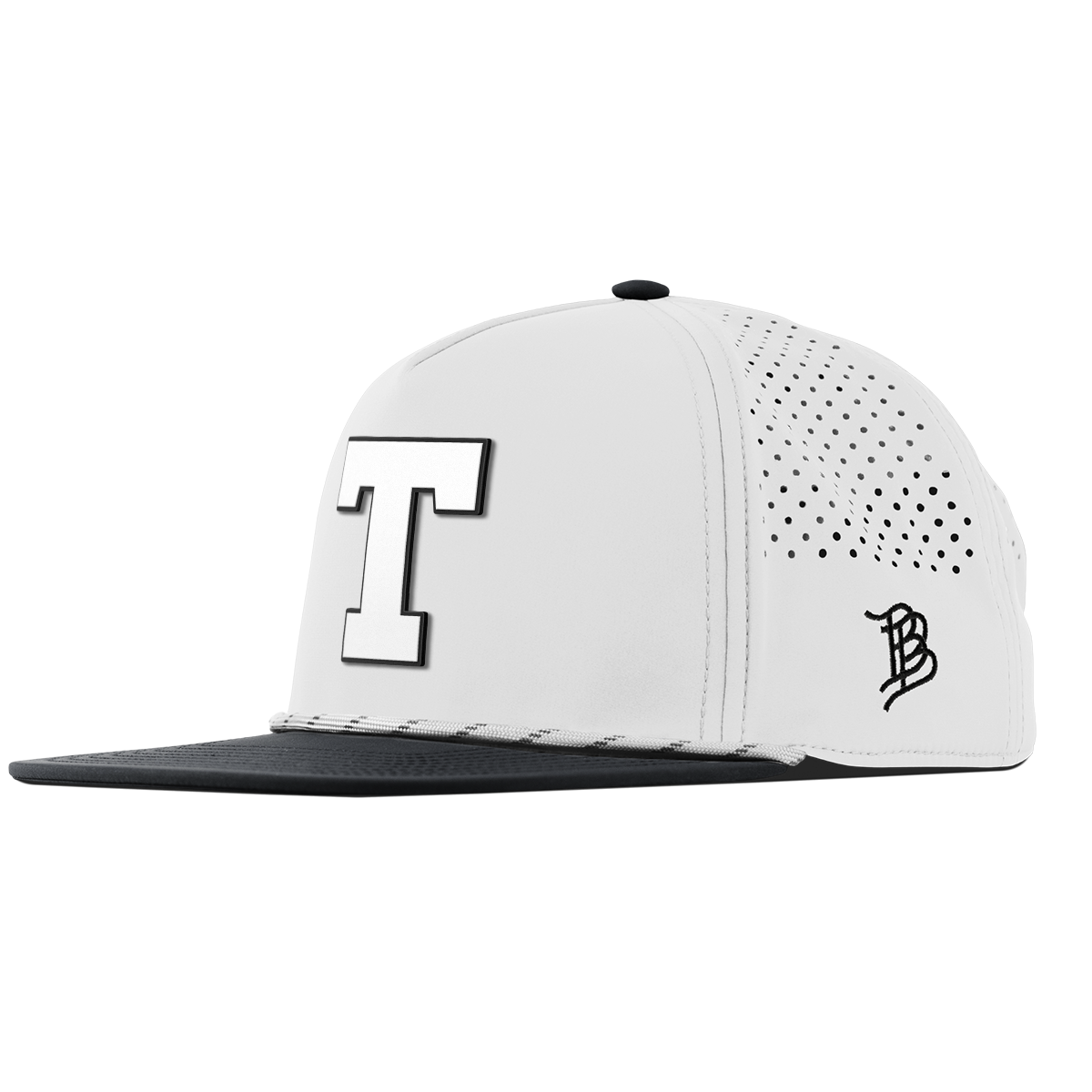 University of Texas "Vintage Texas Team Logo" Flat 5 Panel Rope White/Black