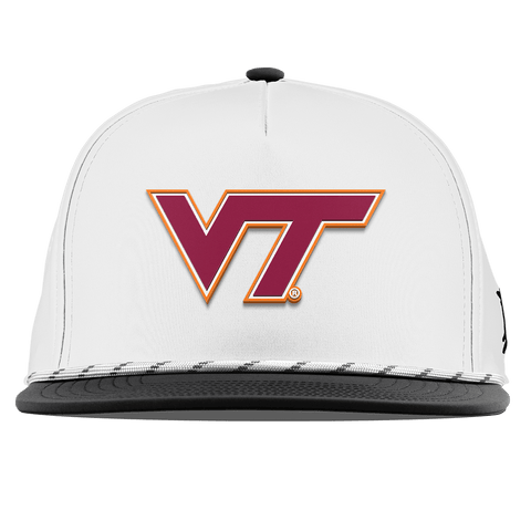 Virginia Tech University "Virginia Tech Team Logo" Flat 5 Panel Rope White/Black