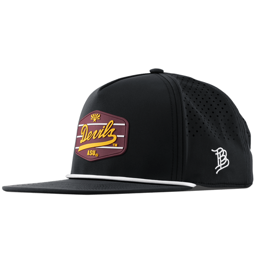 Arizona State University "ASU Devils Maroon" Flat 5 Panel Rope Black