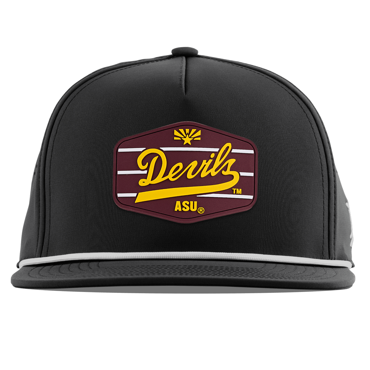 Arizona State University "ASU Devils Maroon" Flat 5 Panel Rope Black