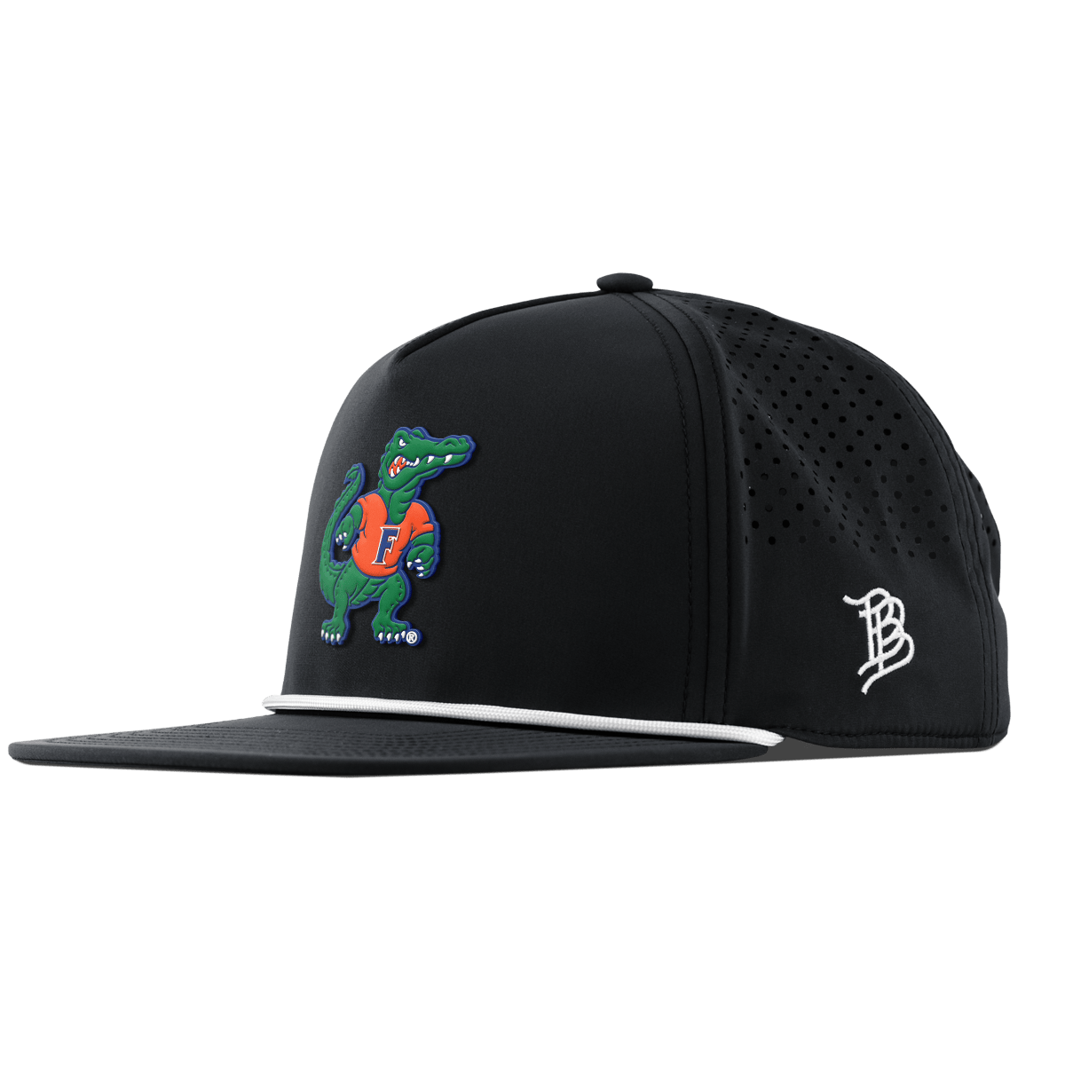University of Florida "Albert The Gator" Flat 5 Panel Rope Black
