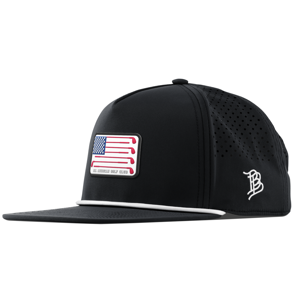 Hailey Ostrom "All American Golf Club" Flat 5 Panel Rope Black