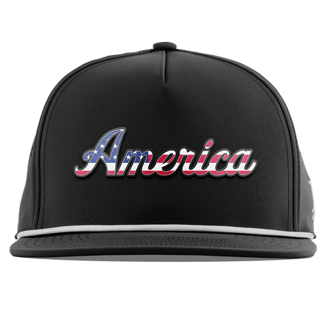 America Flat 5 Panel Rope Black