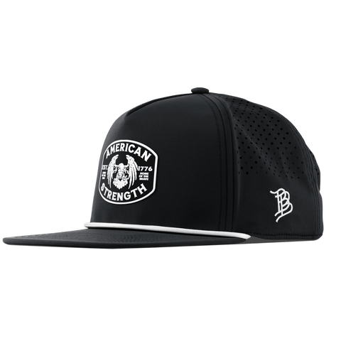 American Strength Flat 5 Panel Rope Black