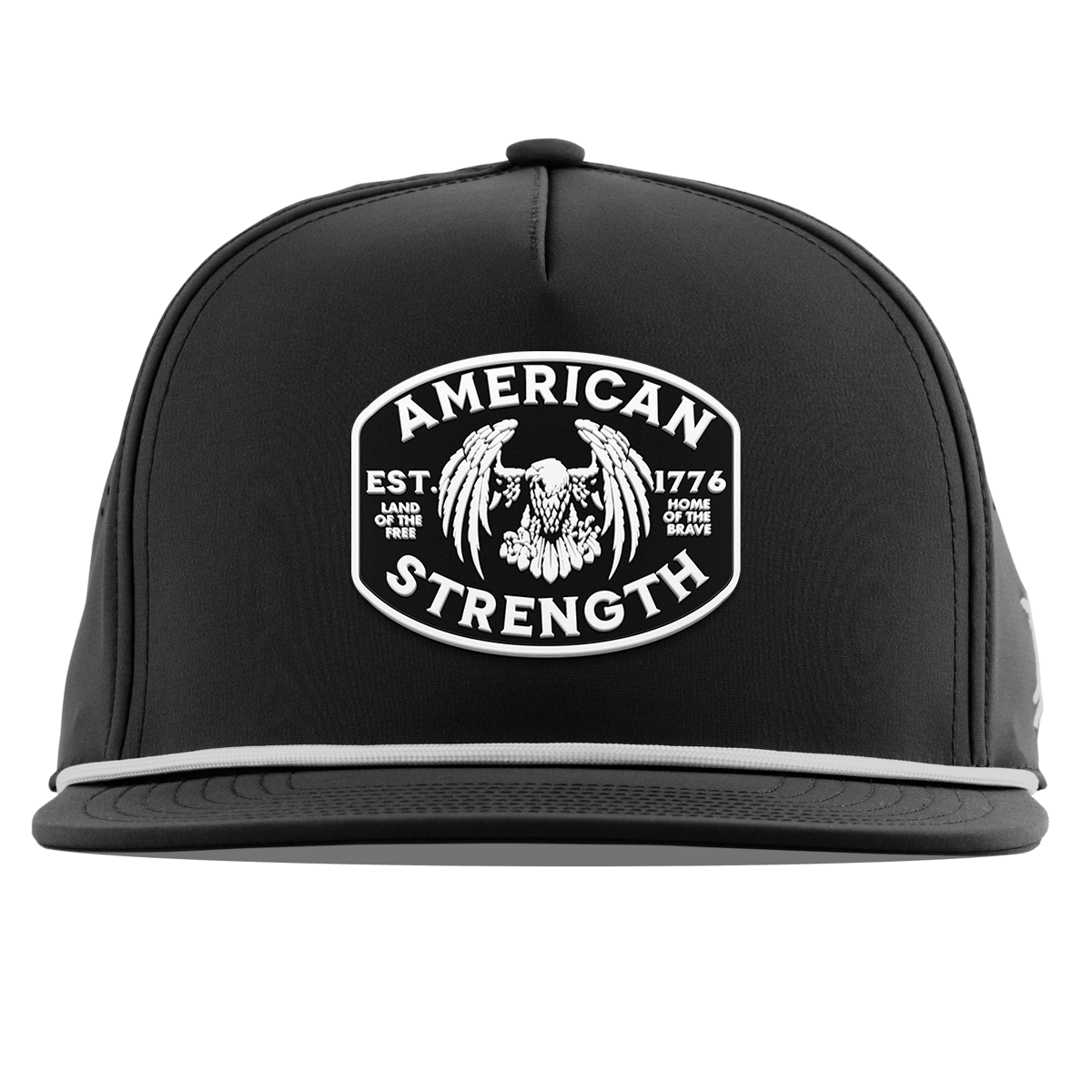 American Strength Flat 5 Panel Rope Black