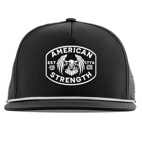 American Strength Flat 5 Panel Rope Black