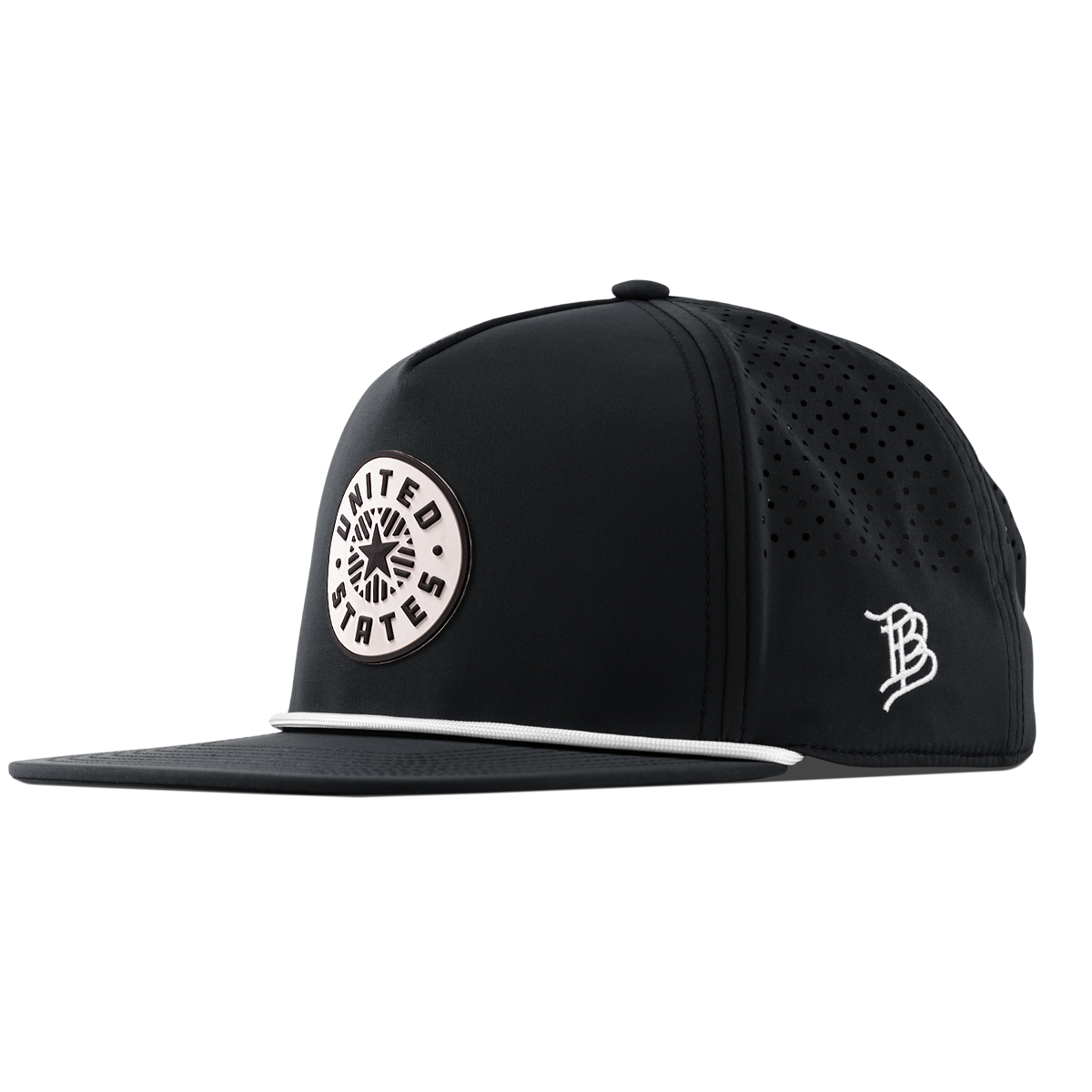 America Flat 5 Panel Rope Black