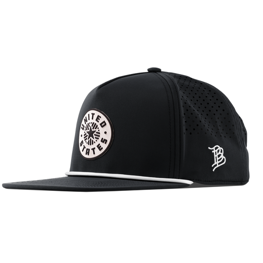 America Flat 5 Panel Rope Black