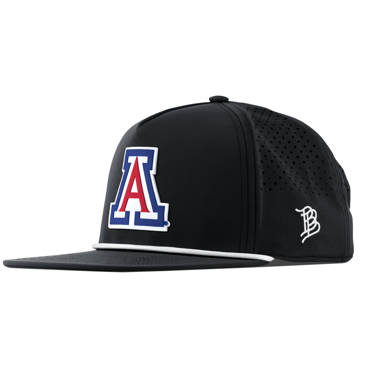 University of Arizona "Arizona Block" Flat 5 Panel Rope Black