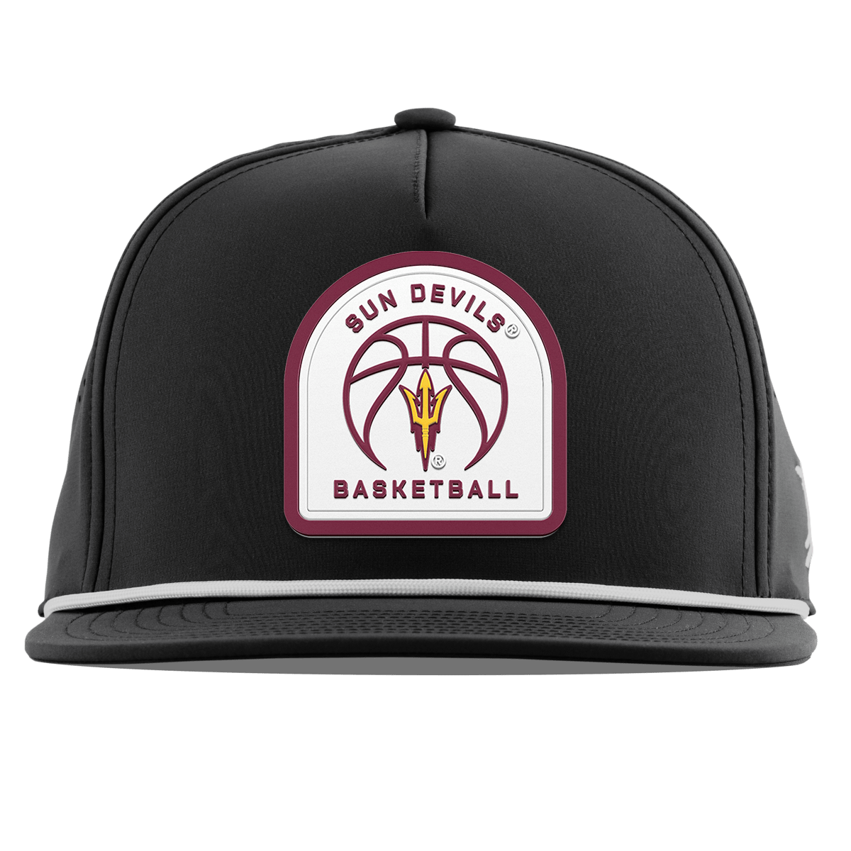 Arizona State University "Arizona State Basketball" Flat 5 Panel Rope Black
