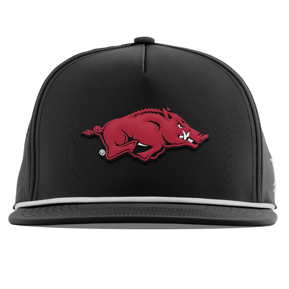 University of Arkansas "Arkansas Team Logo" Flat 5 Panel Rope Black