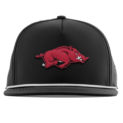 University of Arkansas "Arkansas Team Logo" Flat 5 Panel Rope Black