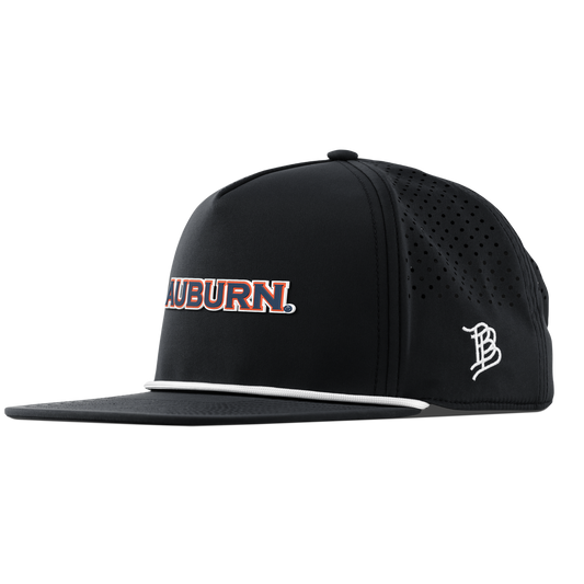 Auburn University "Auburn Block" Flat 5 Panel Rope Black