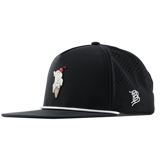 BB Drip Cone Flat 5 Panel Rope Black
