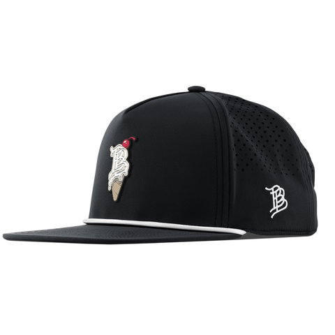 BB Drip Cone Flat 5 Panel Rope Black