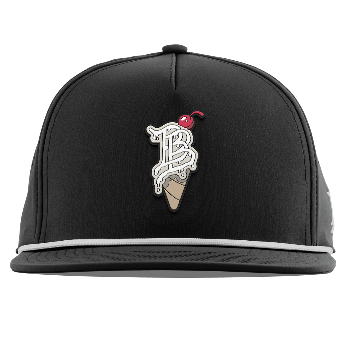 BB Drip Cone Flat 5 Panel Rope Black