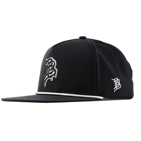 BB Cutout PVC Flat 5 Panel Rope Black
