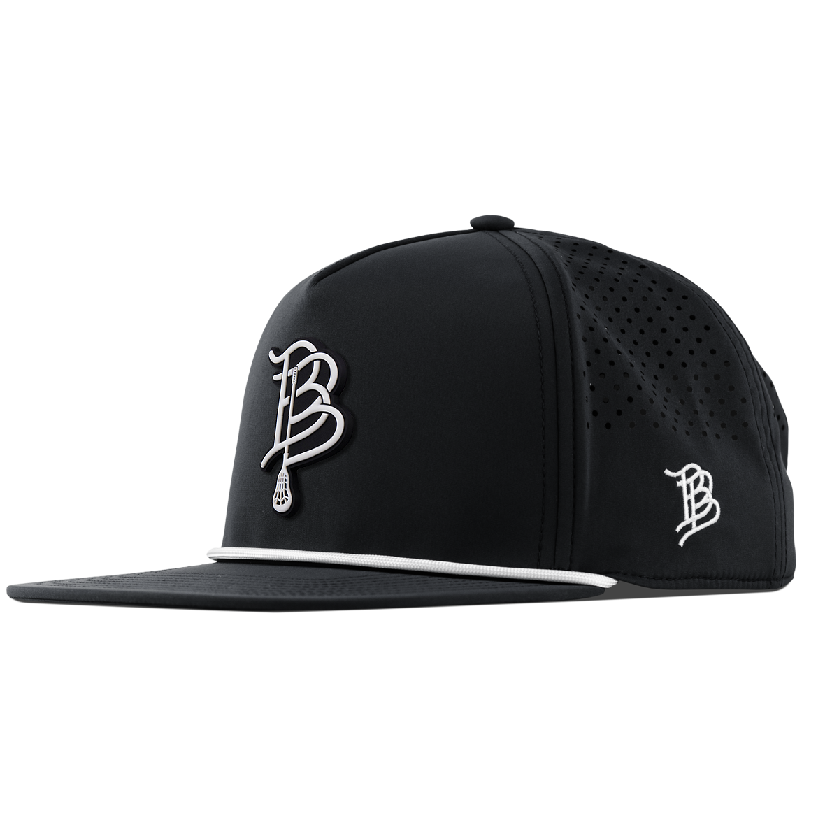 BB Hockey Cutout PVC Flat 5 Panel Rope Black