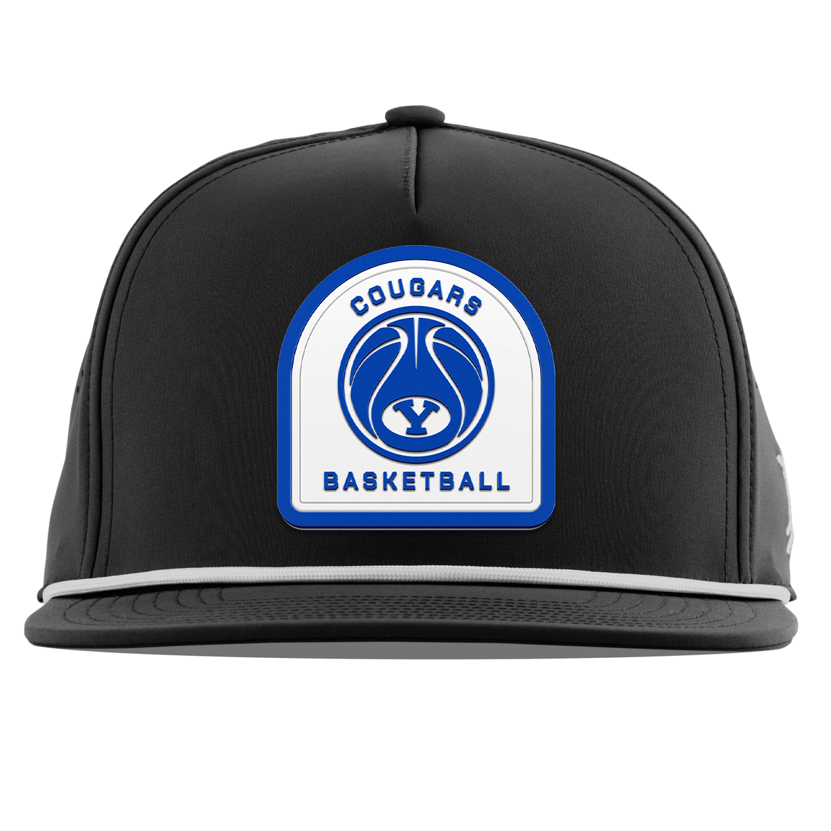 Brigham Young University "BYU Basketball" Flat 5 Panel Rope Black