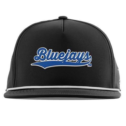 Creighton University "Bluejays Script" Flat 5 Panel Rope Black