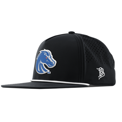 Boise State University "Boise State Broncos Gray" Flat 5 Panel Rope Black