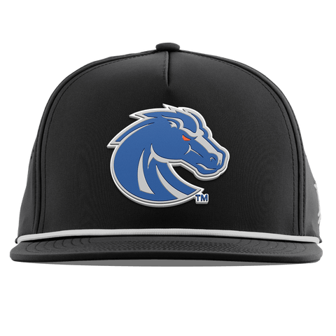Boise State University "Boise State Broncos Gray" Flat 5 Panel Rope Black