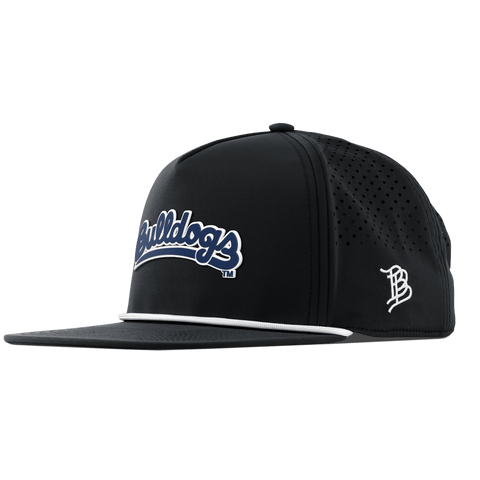 Fresno State University "Bulldogs Script Navy" Flat 5 Panel Rope Black