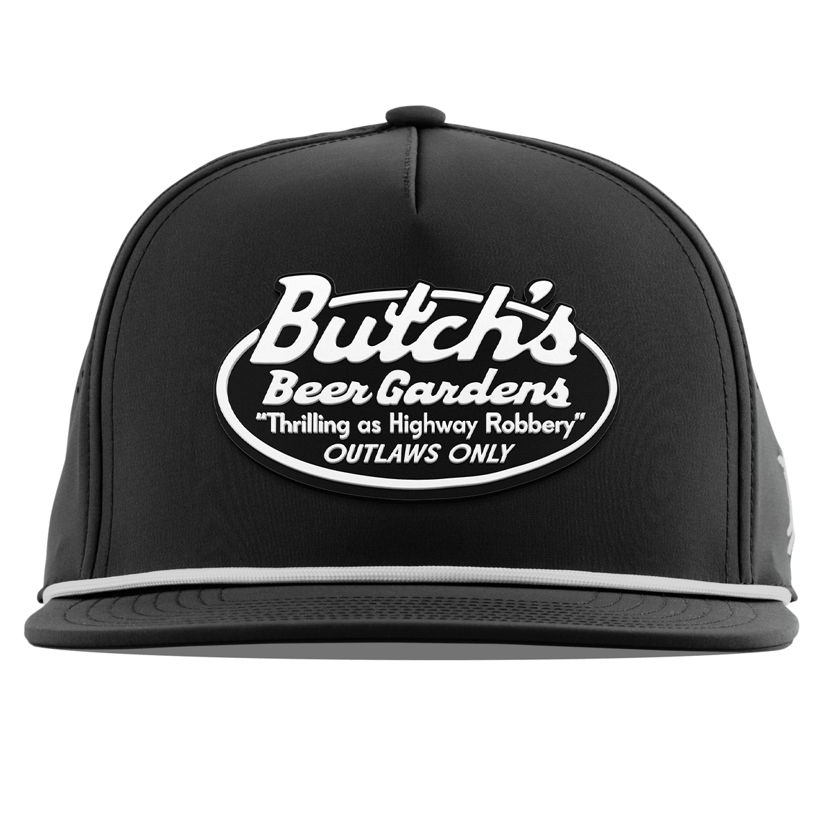 Butch’s Beer Garden Flat 5 Panel Rope Black 