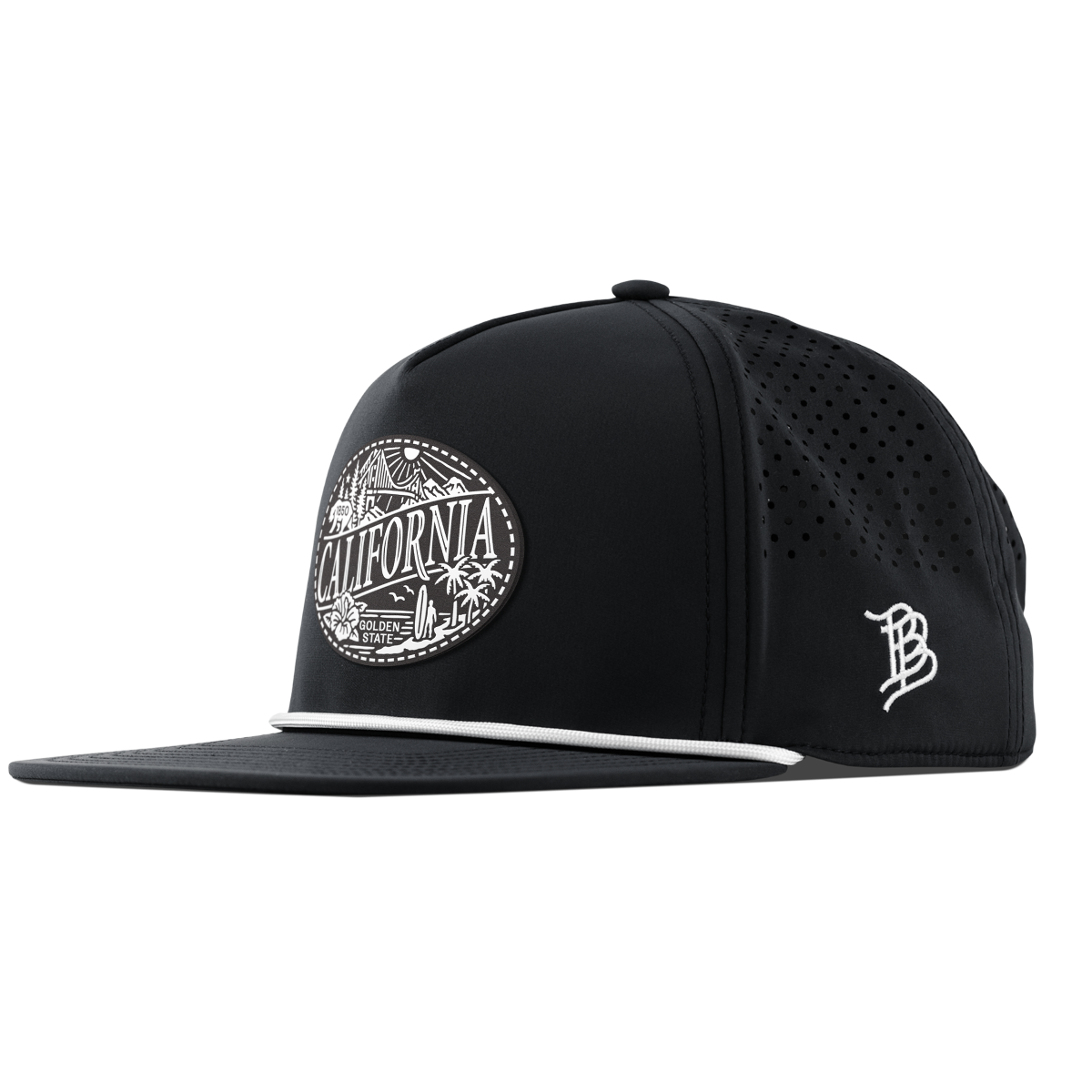 California Traveler Flat 5 Panel Rope Black