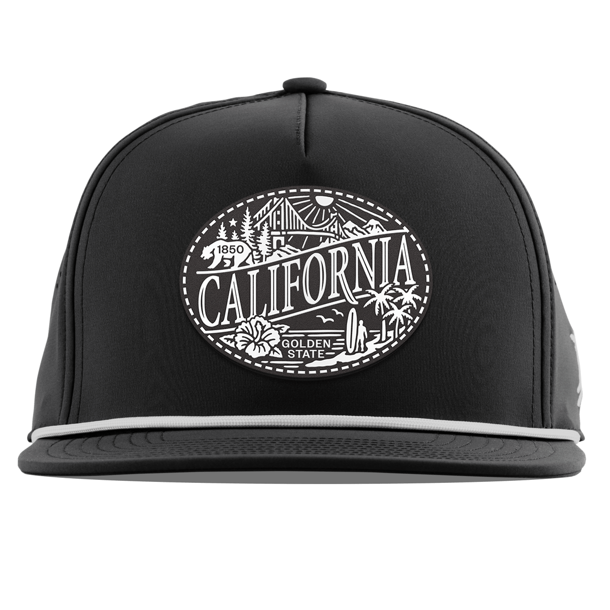 California Traveler Flat 5 Panel Rope Black