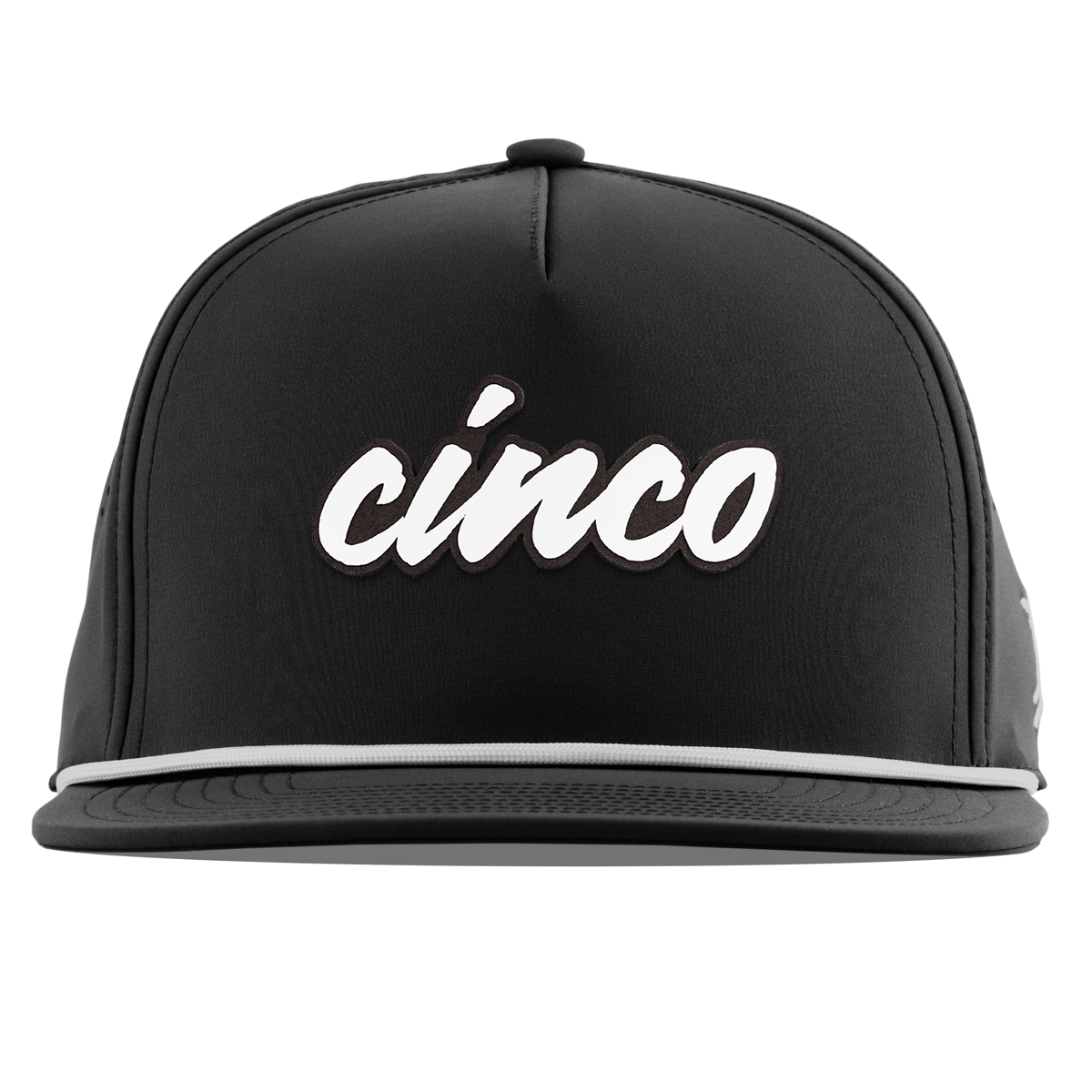 Cinco Script Flat 5 Panel Rope Black