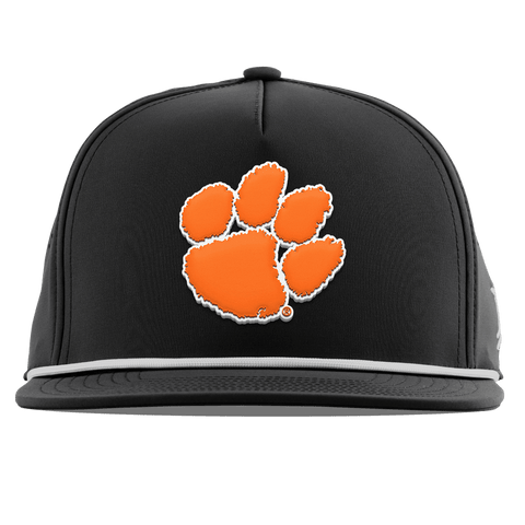 Clemson University "Clemson Tiger Paw" Flat 5 Panel Rope Black