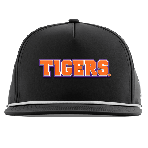 Clemson University "Clemson Tigers Block" Flat 5 Panel Rope Black