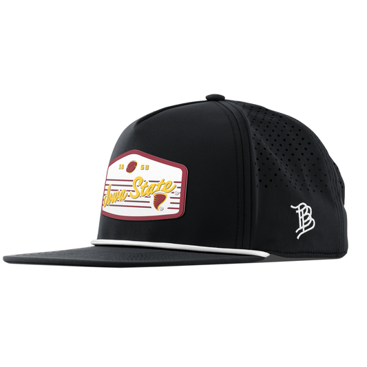 Iowa State University "Cyclones Football" Flat 5 Panel Rope Black