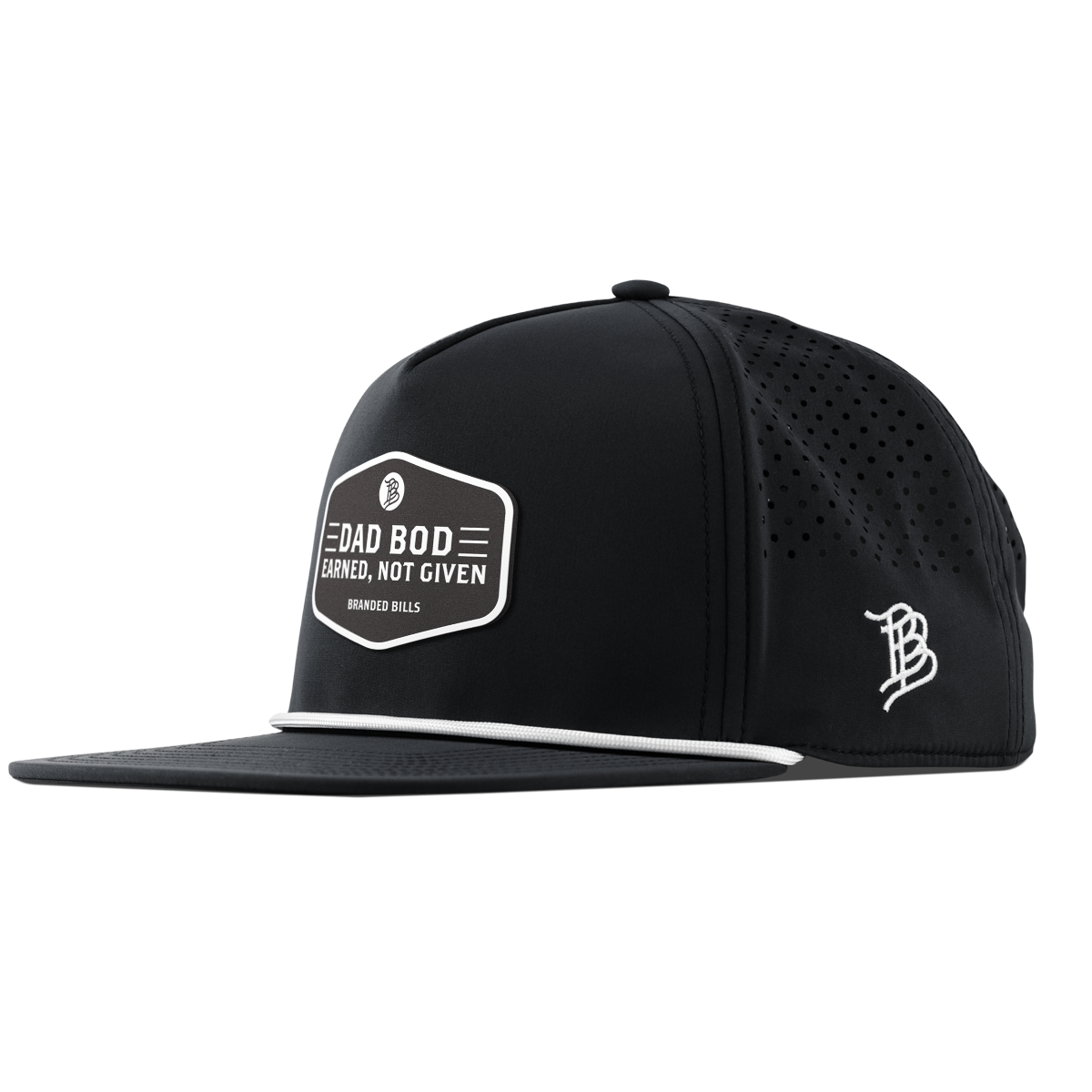 Dad Bod Flat 5 Panel Rope Black 