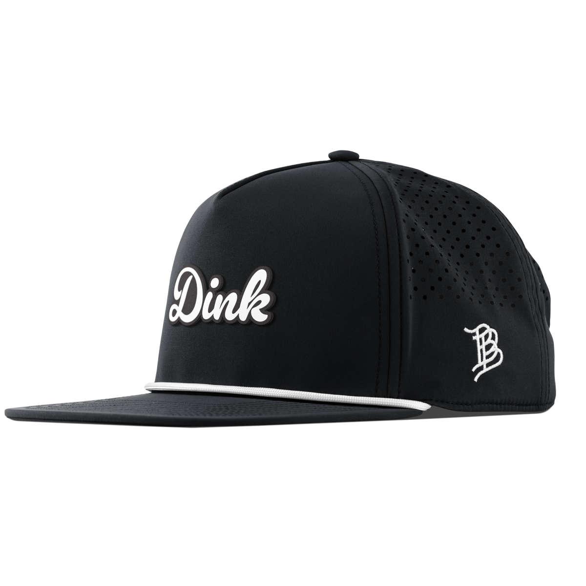 Dink Script Flat 5 Panel Rope Black