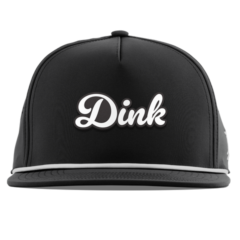 Dink Script Flat 5 Panel Rope Black