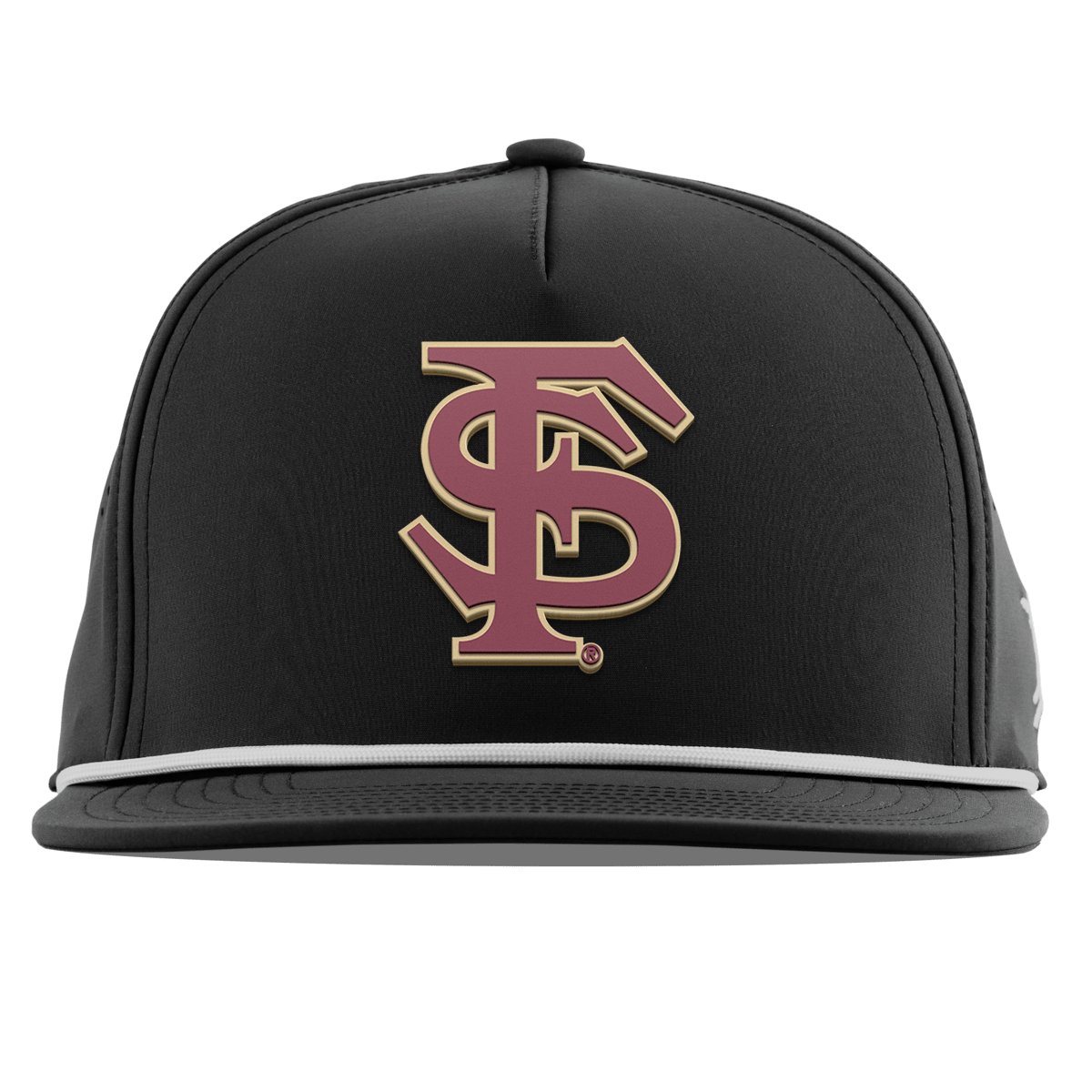 Florida State University "FSU Block" Flat 5 Panel Rope Black