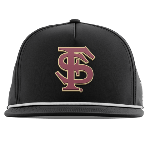 Florida State University "FSU Block" Flat 5 Panel Rope Black