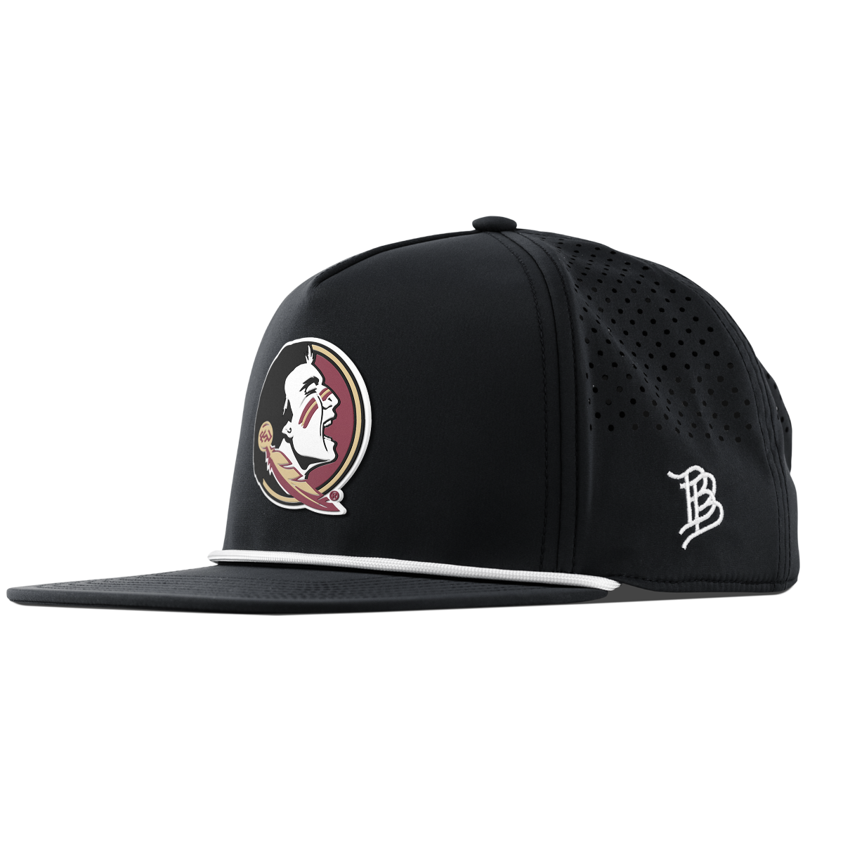Florida State University "FSU Team Logo" Flat 5 Panel Rope Black