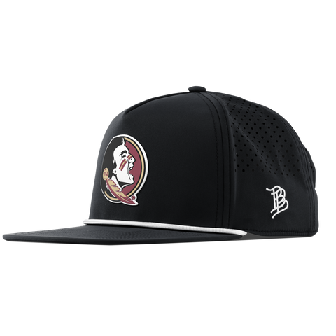 Florida State University "FSU Team Logo" Flat 5 Panel Rope Black