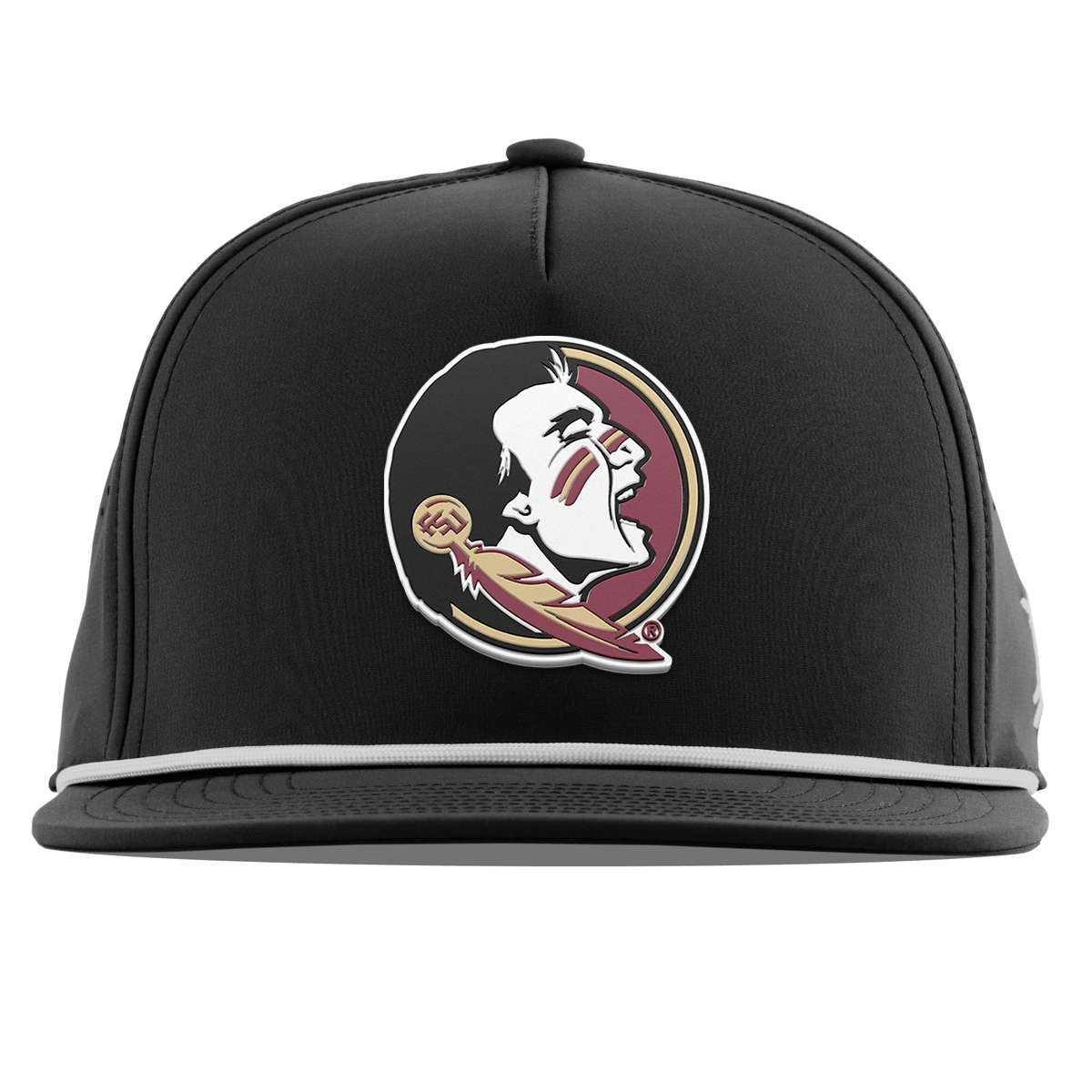 Florida State University "FSU Team Logo" Flat 5 Panel Rope Black