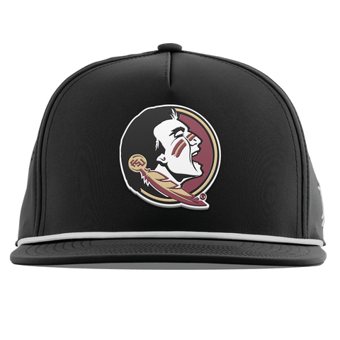 Florida State University "FSU Team Logo" Flat 5 Panel Rope Black