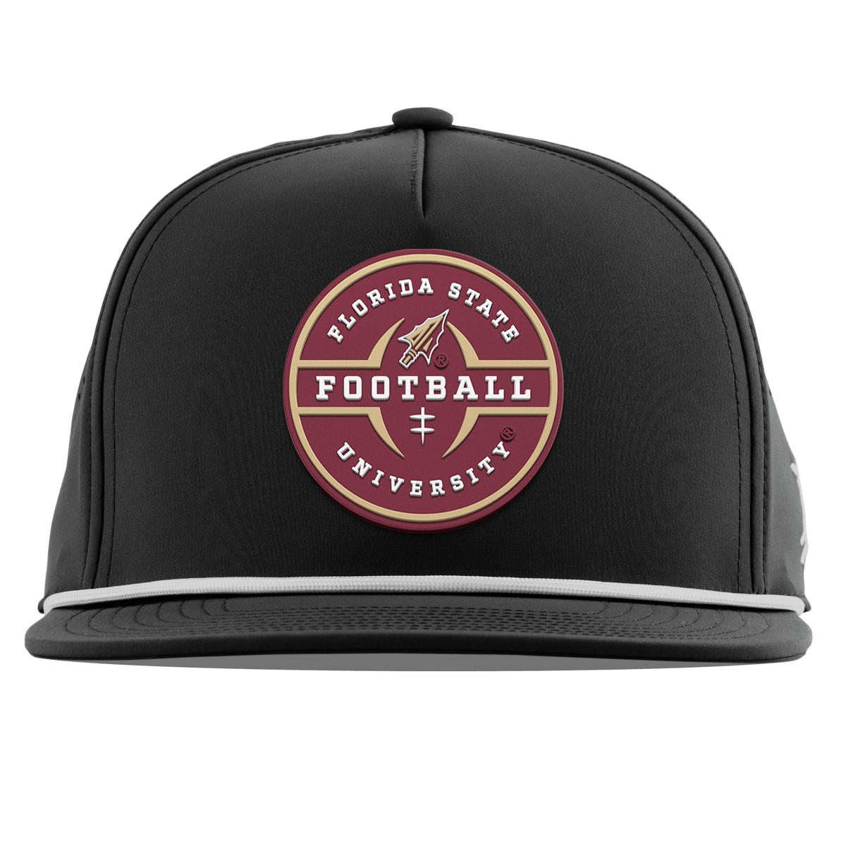 Florida State University "Florida State Football Legacy" Flat 5 Panel Rope Black