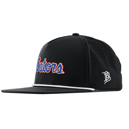 University of Florida "Gator Script" Flat 5 Panel Rope Black