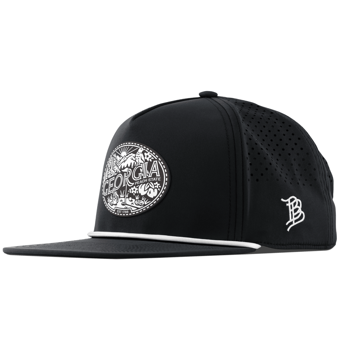 Georgia Traveler Flat 5 Panel Rope Black