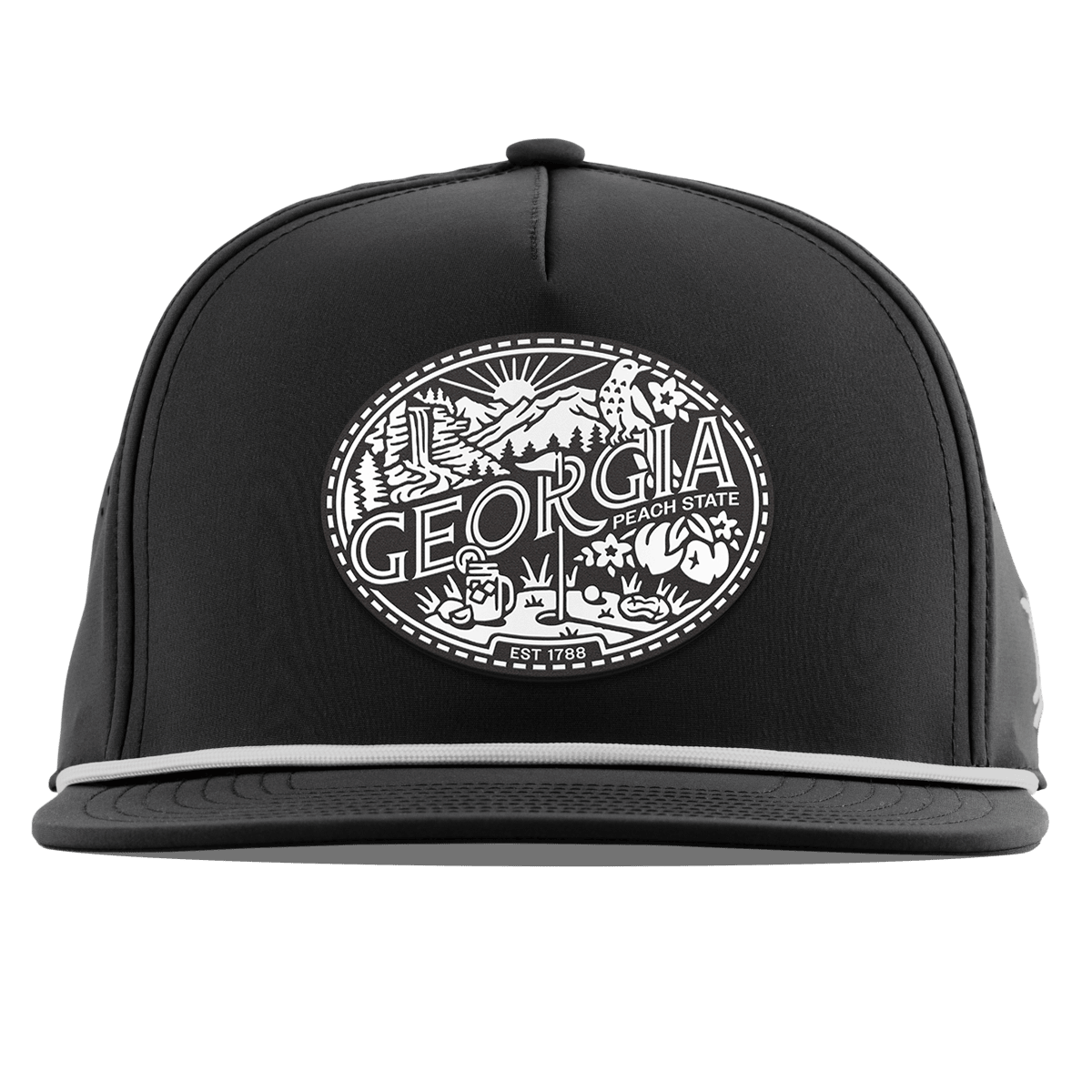 Georgia Traveler Flat 5 Panel Rope Black